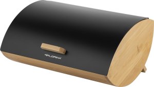 Chlebak Florina Zestaw kuchenny chlebak i 3 pojemniki na kawę herbatę cukier Elegant czarny 3