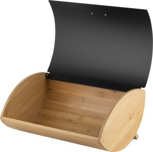 Chlebak Florina Zestaw kuchenny chlebak i 3 pojemniki na kawę herbatę cukier Elegant czarny 5