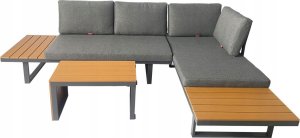 Nuforma Zestaw mebli ogrodowych Nuforma narożnik sofa stolik 1