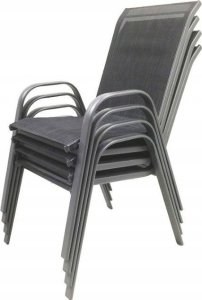 Majorka Zestaw mebli ogrodowych na taras stół i krzesła dla 6 osób Majarka szary 4