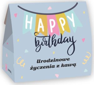 Cup&You Urodzinowa torebka z kawą - zestaw 5 saszetek z świeżo zmieloną kawą o różnych smakach : waniliowa, orzech laskowy, karmelowa, irish creme, kokosowa 1