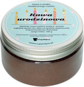 Cup&You Wysokogatunkowa Kawa aromatyzowana o smaku świątecznego ciastka, spakowana w eleganckie pudełko - 100g ziaren 100% Arabica 2