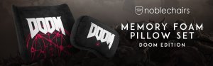 Noblechairs Zestaw poduszek z pianki zapamiętującej kształt - DOOM Edition (GAGC-250) 5