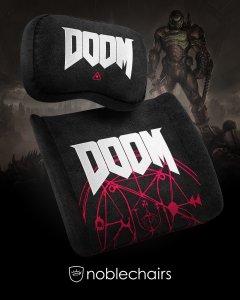 Noblechairs Zestaw poduszek z pianki zapamiętującej kształt - DOOM Edition (GAGC-250) 6