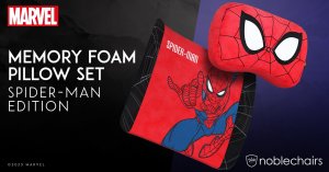 Noblechairs Zestaw poduszek z pianki zapamiętującej kształt - Spider-Man Edition (GAGC-302) 5