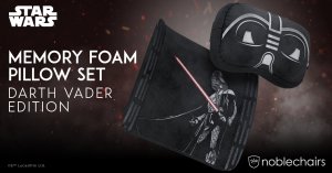 Noblechairs Zestaw poduszek z pianki zapamiętującej kształt - Darth Vader Edition (GAGC-310) 5