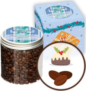 Cup&You Świąteczna kawa - kawa arabica 200g o smaku świątecznego ciastka, bożonarodzeniowy prezent pod choinkę i na Mikołajki dla kawosza 4