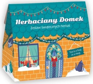 Cup&You Świąteczny zestaw Herbaciany domek - 5 saszetek z herbatą sypaną różnego rodzaju i smaku w opakowaniu prezentowym na święta Bożego Narodzenia i Mikołajki 1