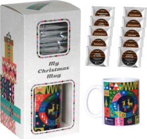 Cup&You Świąteczny Bożonarodzeniowy Zestaw kaw - My Christmas Mug! - 10 wyjątkowych smaków kaw aromatyzowanych z kubkiem. Gramatura 10x10g 3