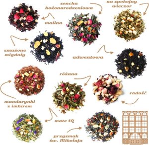 Cup&You Świąteczny zestaw herbat CHRISTMAS LAND 10x5/8g - pomysł na prezent upominek na święta mikołaja gwiazdkę wigilię Boże Narodzenie pod choinkę 4