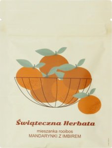 Cup&You Świąteczna herbata MANDARYNKI Z IMBIREM 30g. Rooibos o smaku mandarynek z rozgrzewającym imbirem - doskonały pomysł na prezent świąteczny pod choinkę lub na mikołaja 1