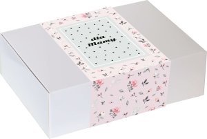 Cup&You Zestaw prezentowy dla mamy. Zestaw kaw o różnych smakach, czarna herbata, kwiecista filiżanka i zaparzacz. 3