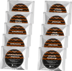 Cup&You Zestaw prezentowy dla mamy. Zestaw kaw o różnych smakach, czarna herbata, kwiecista filiżanka i zaparzacz. 6