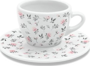 Cup&You Zestaw prezentowy dla mamy. Zestaw kaw o różnych smakach, czarna herbata, kwiecista filiżanka i zaparzacz. 9