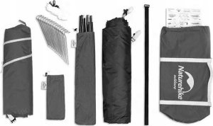 Namiot turystyczny Naturehike ML Namiot turystyczny Naturehike P-SERIES 4 UV (NH18Z044-P) GREEN 8