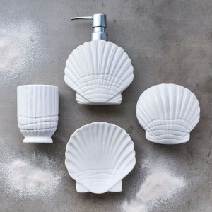 Kleine Wolke Concha Pojemnik kosmetyczny White Biały muszla 2