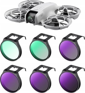 Kf Zestaw Filtrów 6w1 Filtr Polaryzacyjny PL UV ND8 ND16 ND32 ND64 do DJI NEO / SKU.2332 1