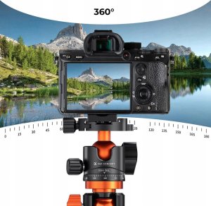 Głowica Kf Głowica Kulowa PANORAMICZNA 3D 16kg Aluminium Arca Swiss / K&F CONCEPT / BH-36L 8