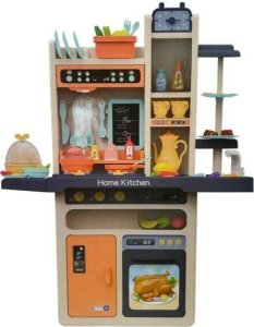 LeanToys Kuchnia dziecięca pomarańczowa 2