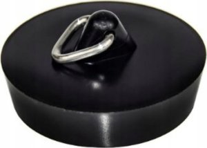 Syfon Tycner Korek do syfonu wanny zlewu brodzika 45 mm Czarny 1