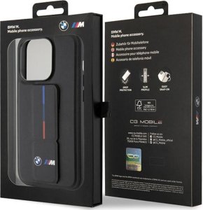 BMW Etui BMW BMHCP15X22GSLK iPhone 15 Pro Max 6.7" czarny/black hardcase Grip Hot Stamp 8