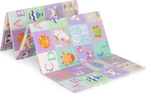 iPLAY Mata piankowa edukacyjna dwustronna składana duża + torba IPLAY 2