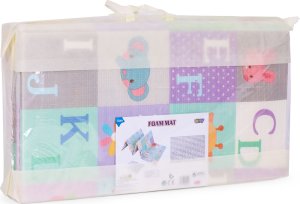 iPLAY Mata piankowa edukacyjna dwustronna składana duża + torba IPLAY 5