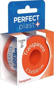Perfect Plast Perfect Plast Plaster transparenty, wodoodporny na rolce - 2,5 x 500 c 1