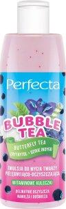 DAX PERFECTA Bubble Tea Emulsja do mycia twarzy pielęgnująco-oczyszczająca Butterfly Tea, Erytrytol + Dzikie Indygo 300 ml 1