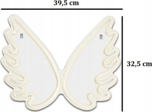 Forever Light Neon LED skrzydła ścienna lampa neonowa 39,5x32,5x1,6cm na USB 3