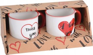 Koopman Komplet kubków porcelanowych 2 sztuki 200 ml 1