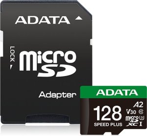 Karta ADATA Speed Plus MicroSDXC 128 GB Class 3 UHS-I/U3 A2 V30 (UD128GUI3V30A2SP-RA1) 2
