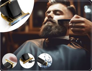 Maszynka do włosów Berdsen Maszynka do strzyżenia włosów Berdsen BD-260 czarna 9