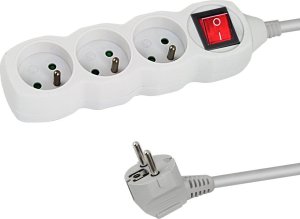 Listwa zasilająca Esperanza ELK210W Esperanza listwa zasilająca 3 gn. wł. 1.5m biała 1