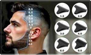 Maszynka do włosów Berdsen Maszynka do strzyżenia włosów Berdsen BD-261 złota Lew 16