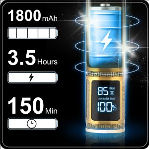 Maszynka do włosów Berdsen Maszynka do strzyżenia włosów Berdsen BD-261 złota Lew 8