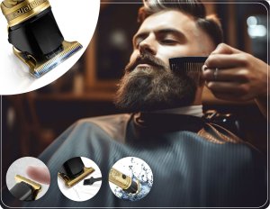 Maszynka do włosów Berdsen Maszynka do strzyżenia włosów Berdsen BD-261 złota Lew 9