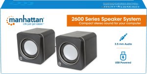 Głośniki komputerowe Manhattan Manhattan 2600 zestaw głośników PC/Laptop Czarny 3 W 11