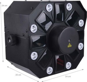 LIGHT4ME ML LIGHT4ME OCTALED efekt świetlny disco RGBWA flower 8