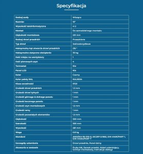Lanberg ML SZAFA INSTALACYJNA RACK WISZĄCA 10" 6U 300X300 SZARA DRZWI PRZESZKLONE LANBERG (FLAT PACK) 13