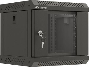 Lanberg ML SZAFA INSTALACYJNA RACK WISZĄCA 10" 6U 300X300 SZARA DRZWI PRZESZKLONE LANBERG (FLAT PACK) 2