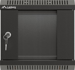 Lanberg ML SZAFA INSTALACYJNA RACK WISZĄCA 10" 6U 300X300 SZARA DRZWI PRZESZKLONE LANBERG (FLAT PACK) 3