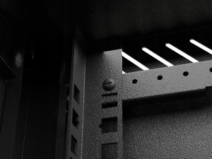 Lanberg ML SZAFA INSTALACYJNA RACK WISZĄCA 10" 6U 300X300 CZARNA DRZWI PRZESZKLONE (FLAT PACK) 10