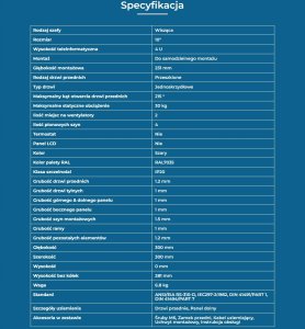 Lanberg ML SZAFA INSTALACYJNA RACK WISZĄCA 10" 4U 300X300 SZARA DRZWI PRZESZKLONE LANBERG (FLAT PACK) 13