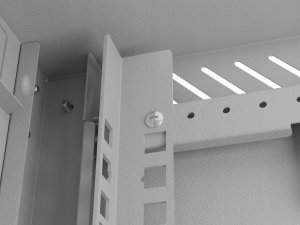 Lanberg ML SZAFA INSTALACYJNA RACK WISZĄCA 10" 4U 300X300 SZARA DRZWI PRZESZKLONE LANBERG (FLAT PACK) 10