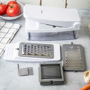 Rozdrabniacz KingHoff SZATKOWNICA DO WARZYW Z WYMIENNYMI OSTRZAMI KH-1873 17