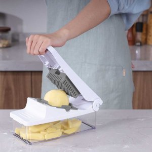 Rozdrabniacz KingHoff SZATKOWNICA DO WARZYW Z WYMIENNYMI OSTRZAMI KH-1873 2