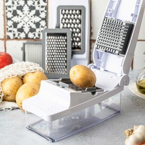 Rozdrabniacz KingHoff SZATKOWNICA DO WARZYW Z WYMIENNYMI OSTRZAMI KH-1873 8