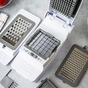 Rozdrabniacz KingHoff SZATKOWNICA DO WARZYW Z WYMIENNYMI OSTRZAMI KH-1873 9