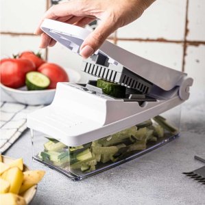 Rozdrabniacz KingHoff SZATKOWNICA DO WARZYW Z WYMIENNYMI OSTRZAMI KH-1873 10